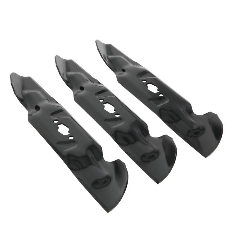 Troy-Bilt Original Equipment High-Lift Blade Set for Select 54 in. Riding Lawn Mowers with S-Shape Center OE# 742-05086, 742P05086 - 490-110-Y194