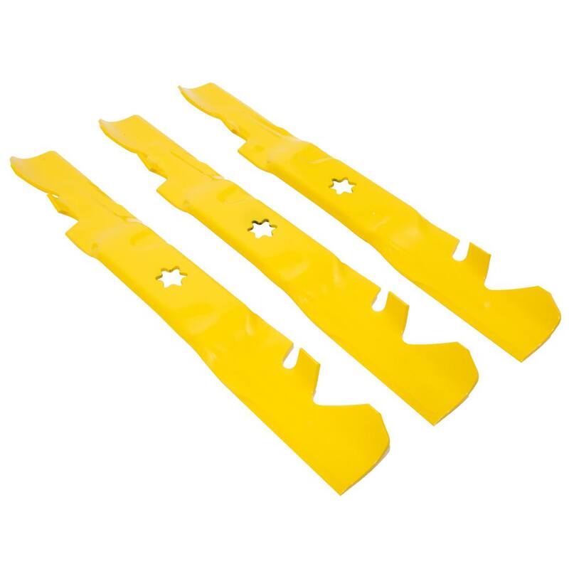 MTD Genuine Factory Parts Original Equipment Xtreme 3-in-1 Blade Set for Select 54 in. Mowers with 6-Point Star OE# 942-05056-X, 942-05056-X - 490-110-M179