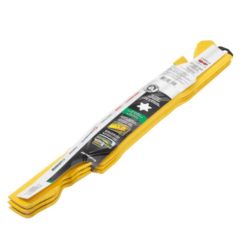 MTD Genuine Factory Parts Original Equipment Xtreme 3-in-1 Blade Set for Select 54 in. Mowers with 6-Point Star OE# 942-05056-X, 942-05056-X - 490-110-M179