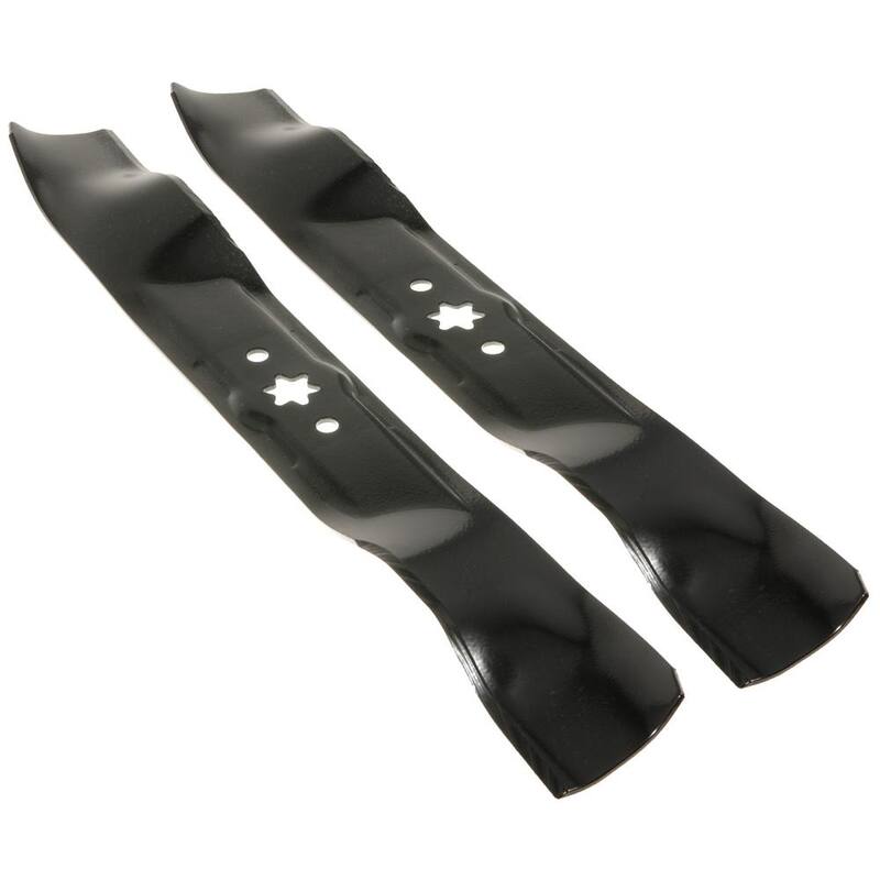 Troy-Bilt Original Equipment 42 in. 3-in-1 Blade Set for Select Riding Lawn Mowers with 6-Point Star OE# 942-0616,942-0616A - 490-110-Y115