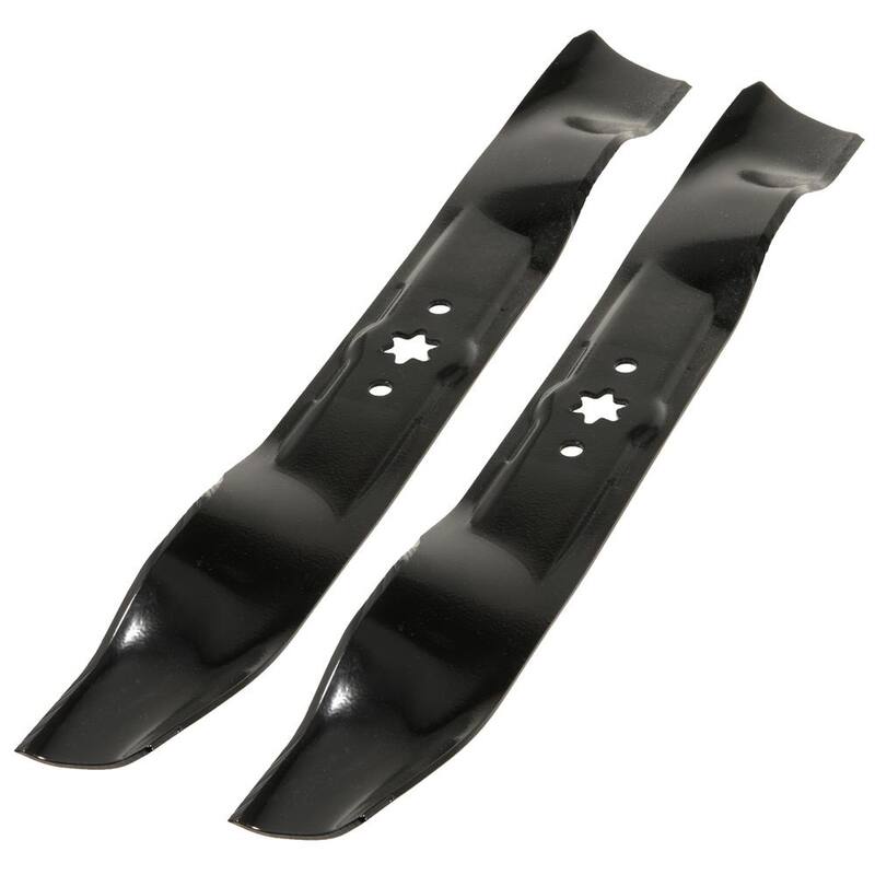 Troy-Bilt Original Equipment 42 in. 3-in-1 Blade Set for Select Riding Lawn Mowers with 6-Point Star OE# 942-0616,942-0616A - 490-110-Y115