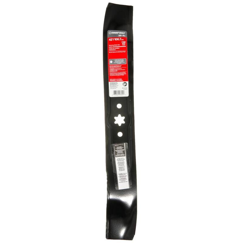 Troy-Bilt Original Equipment 42 in. 3-in-1 Blade Set for Select Riding Lawn Mowers with 6-Point Star OE# 942-0616,942-0616A - 490-110-Y115
