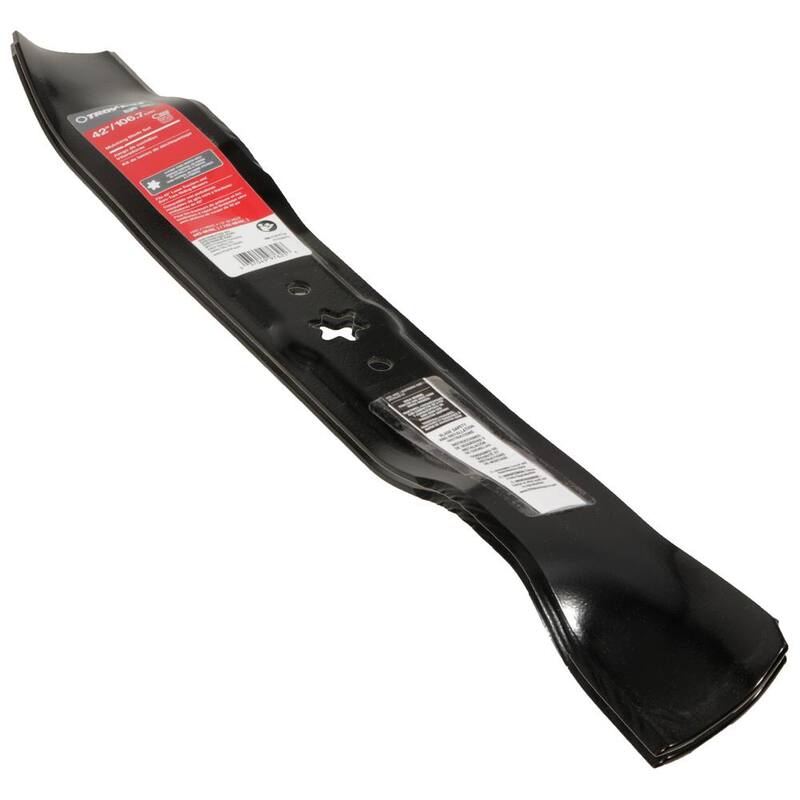 Troy-Bilt Original Equipment 42 in. 3-in-1 Blade Set for Select Riding Lawn Mowers with 6-Point Star OE# 942-0616,942-0616A - 490-110-Y115