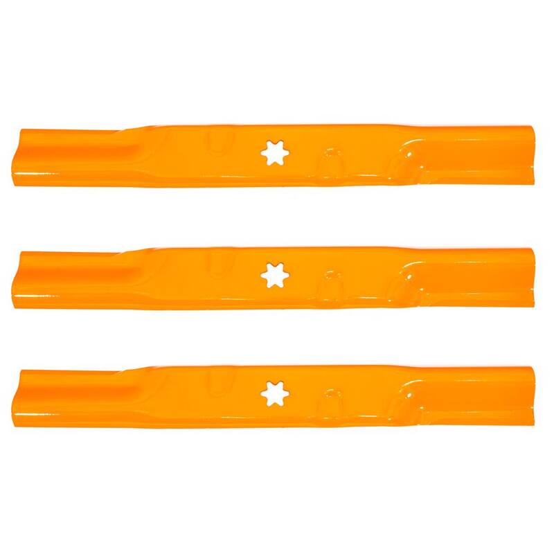 Cub Cadet Original Equipment Low Lift Sand Blade Set for Select 54 in. Riding Mowers with 6-Point Star OE# 942-05056, 742-05056 - 490-110-C183