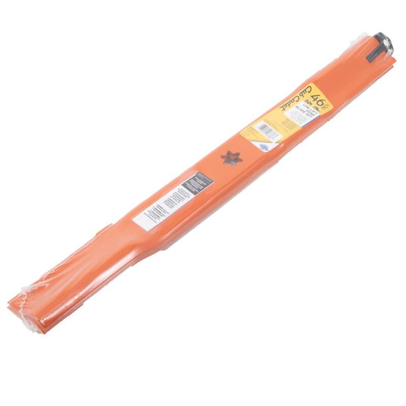 Cub Cadet Original Equipment Low Lift Sand Blade Set for Select 46 in. Riding Mowers with 6-Point Star OE# 942-04244, 942-04290 - 490-110-C181