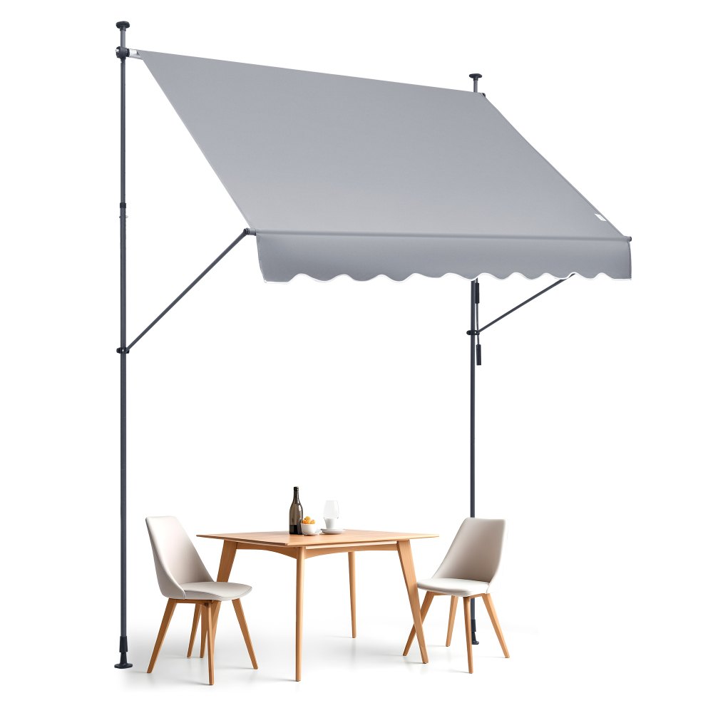VEVOR 98x47" Patio Awning Retractable Awning Sunshade Shelter with Crank Handle - SSSZYPHSLZS9OSNMLV0