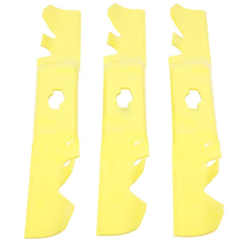 Troy-Bilt Original Equipment Xtreme 3-in-1 Blade Set for Select 50 in. Mowers with S-Shape Center OE# 742P05094-X, 742-05094-X - 490-110-Y204