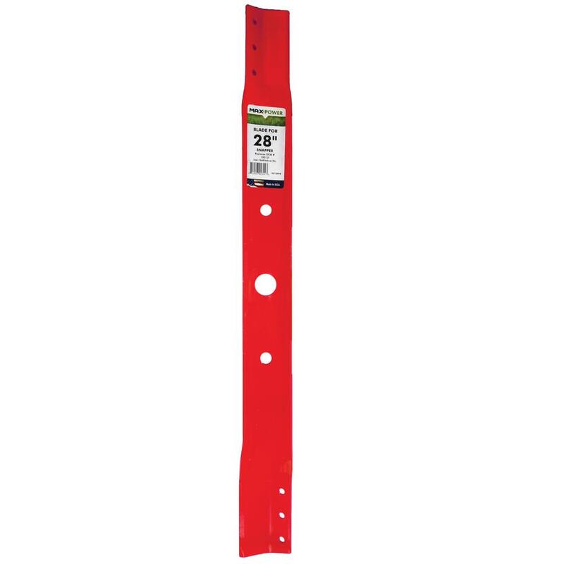 MaxPower Mower Blade for 28 in. Cut Snapper Mowers Replaces OEM #'s 1-9515, 7019515, 7019515BZYP, Windsor OEM # 50-3555 - 331304B