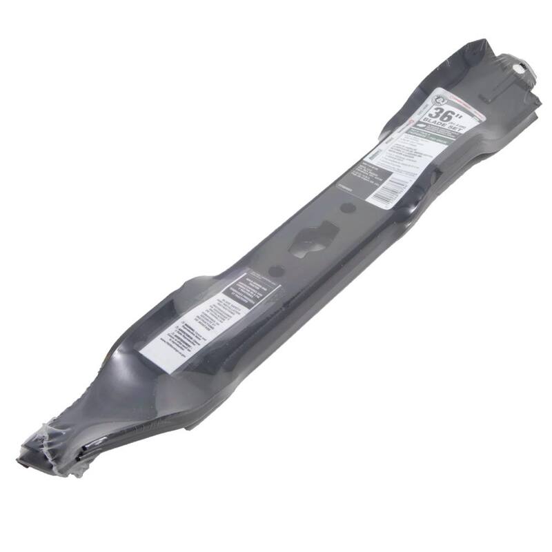 MTD Genuine Factory Parts Original Equipment 3-in-1 Blade Set for Select 36 in. Riding Lawn Mowers with S-Shape Center OE# 742-05535, 742P05535 - 490-110-M190