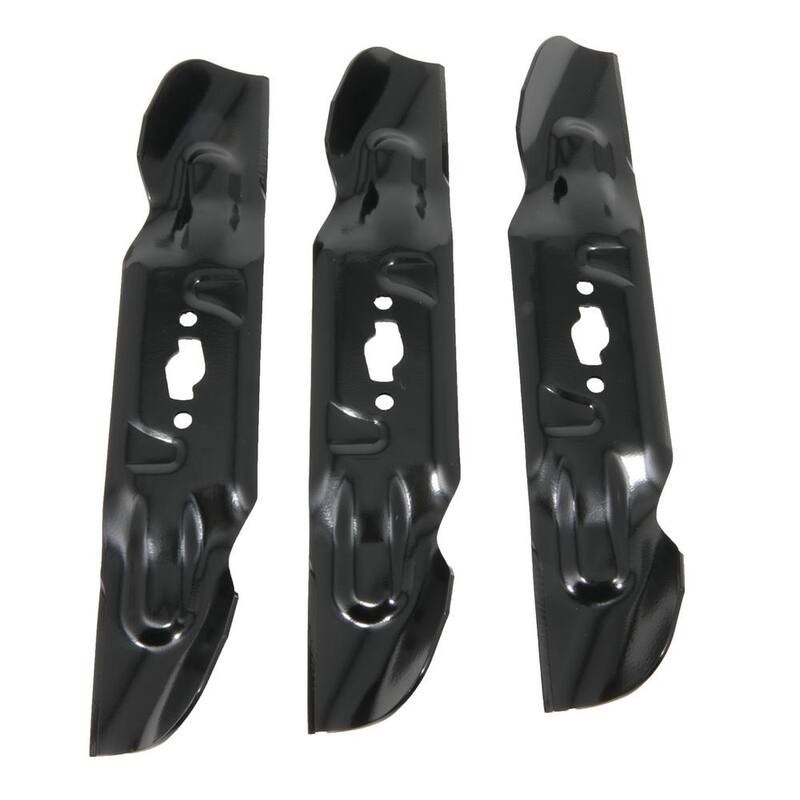 Troy-Bilt Original Equipment High-Lift Blade Set for Select 50 in. Riding Lawn Mowers with S-Shape Center OE# 942-05094, 742P05094 - 490-110-Y193