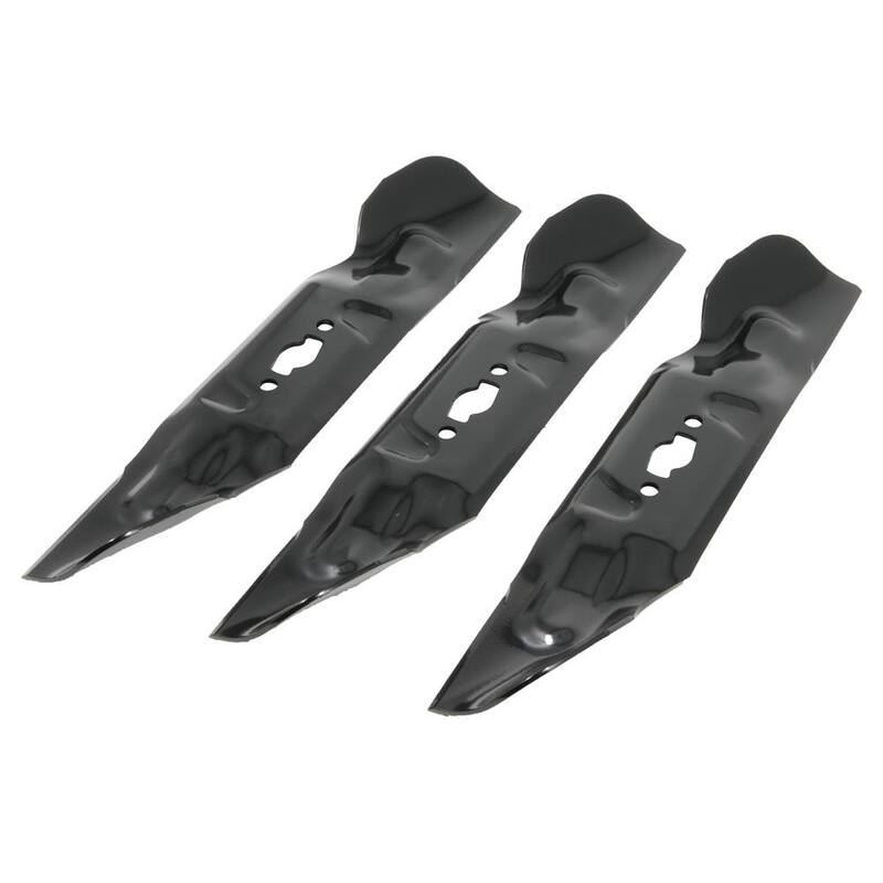 Troy-Bilt Original Equipment High-Lift Blade Set for Select 50 in. Riding Lawn Mowers with S-Shape Center OE# 942-05094, 742P05094 - 490-110-Y193