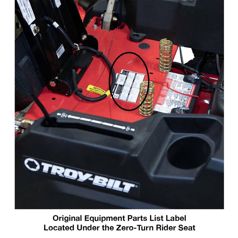 Troy-Bilt Original Equipment High-Lift Blade Set for Select 50 in. Riding Lawn Mowers with S-Shape Center OE# 942-05094, 742P05094 - 490-110-Y193