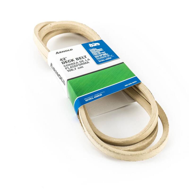 Arnold Replacement 42 in. Deck Belt for Ariens, Husqvarna, Poulan and Poulan Pro Riding Lawn Mowers OE# 197253 and 429636 - 490-500-0054