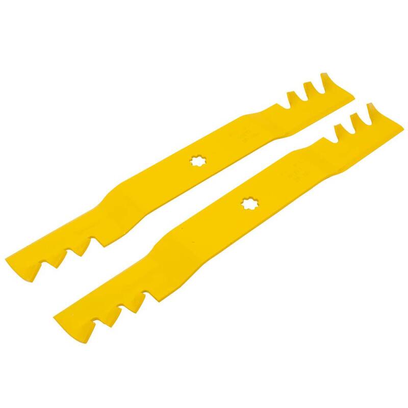 Arnold Replacement Xtreme 3-in-1 Blade Set for Select 42 in. John Deere 100 Series Riding Lawn Mowers OE# GX22151 and GY20850 - 490-110-0140