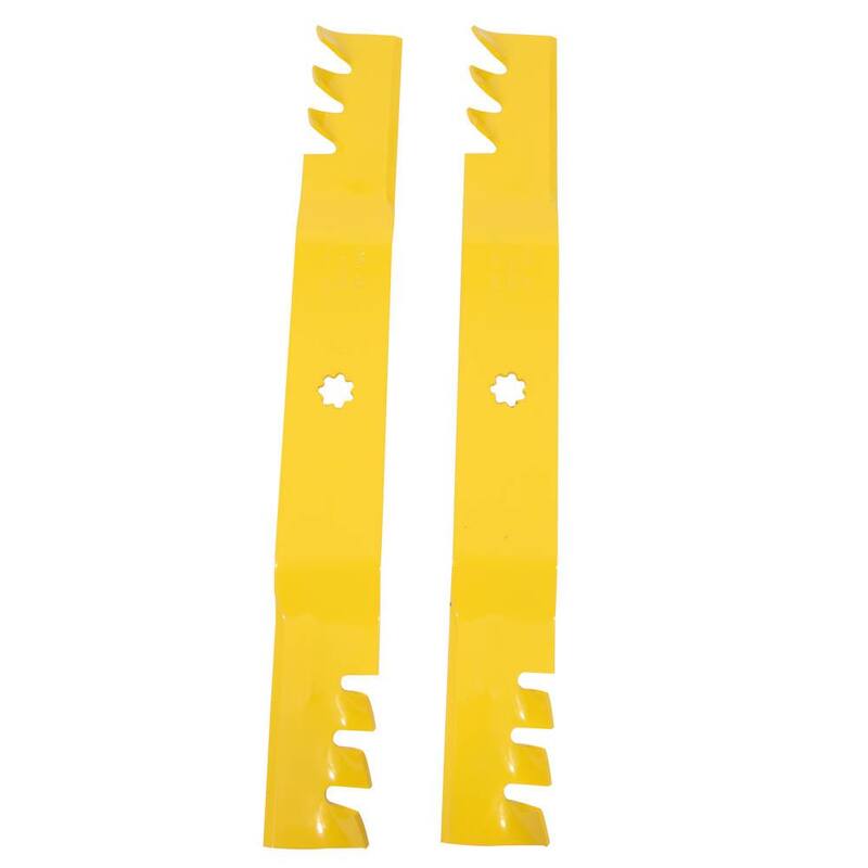 Arnold Replacement Xtreme 3-in-1 Blade Set for Select 42 in. John Deere 100 Series Riding Lawn Mowers OE# GX22151 and GY20850 - 490-110-0140
