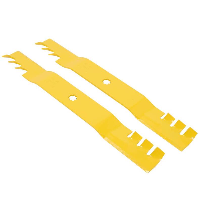 Arnold Replacement Xtreme 3-in-1 Blade Set for Select 42 in. John Deere 100 Series Riding Lawn Mowers OE# GX22151 and GY20850 - 490-110-0140