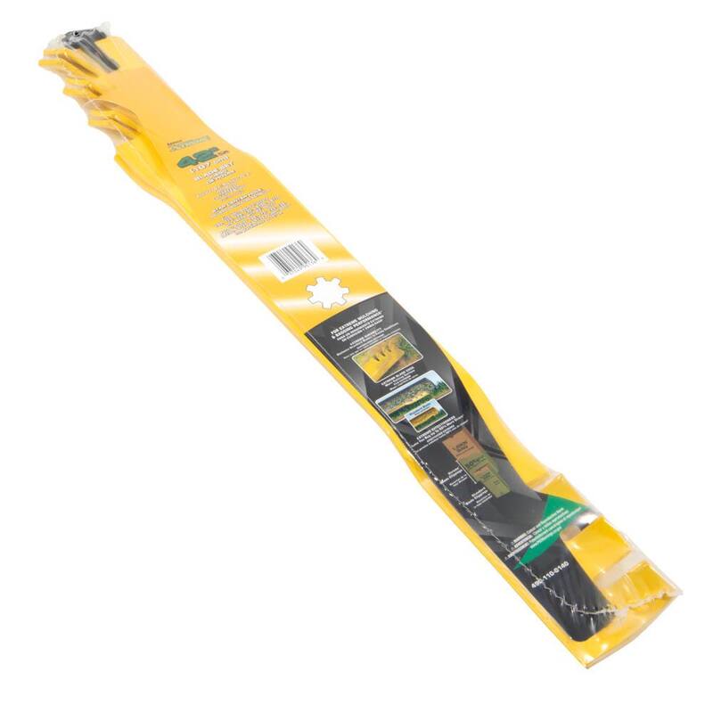 Arnold Replacement Xtreme 3-in-1 Blade Set for Select 42 in. John Deere 100 Series Riding Lawn Mowers OE# GX22151 and GY20850 - 490-110-0140