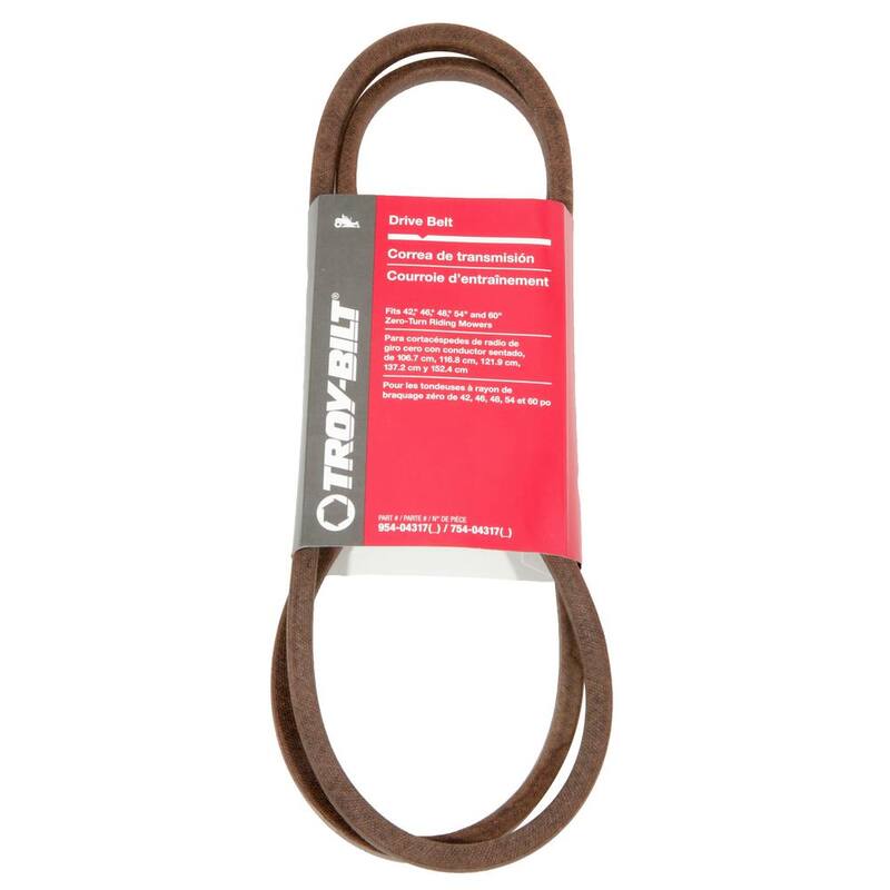 Troy-Bilt Original Equipment Transmission Drive Belt for Select Zero Turn Lawn Mowers OE# 954-04371 754-04317 - 490-501-Y069