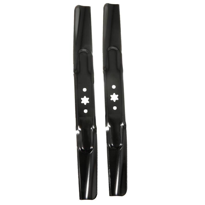 Troy-Bilt Original Equipment 46 in. High Lift Blade Set for Select Riding Lawn Mowers with 6-Point Star OE# 942-04290,942-04290A - 490-110-Y110