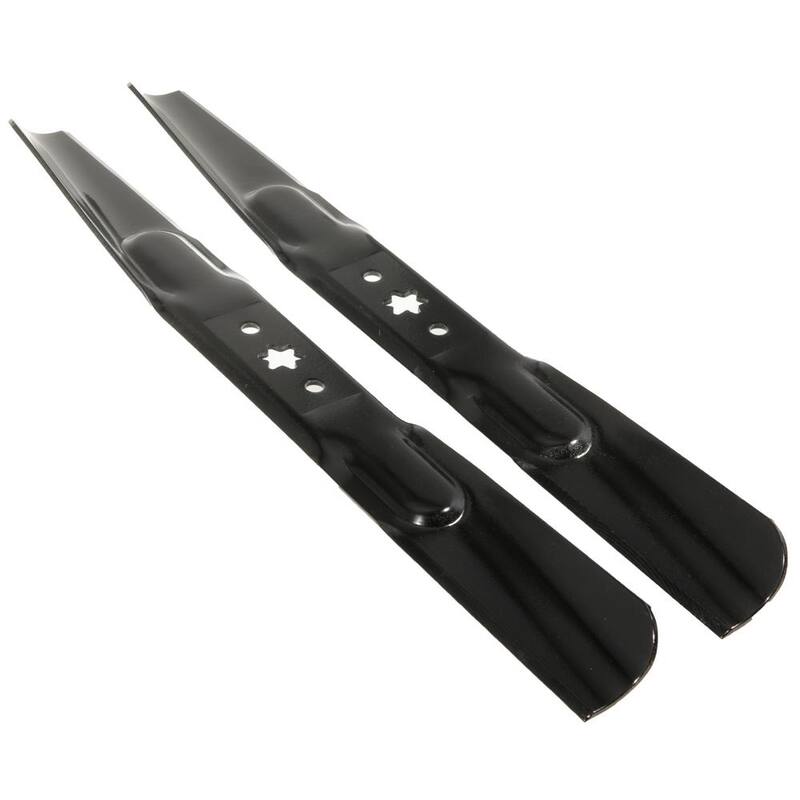 Troy-Bilt Original Equipment 46 in. High Lift Blade Set for Select Riding Lawn Mowers with 6-Point Star OE# 942-04290,942-04290A - 490-110-Y110