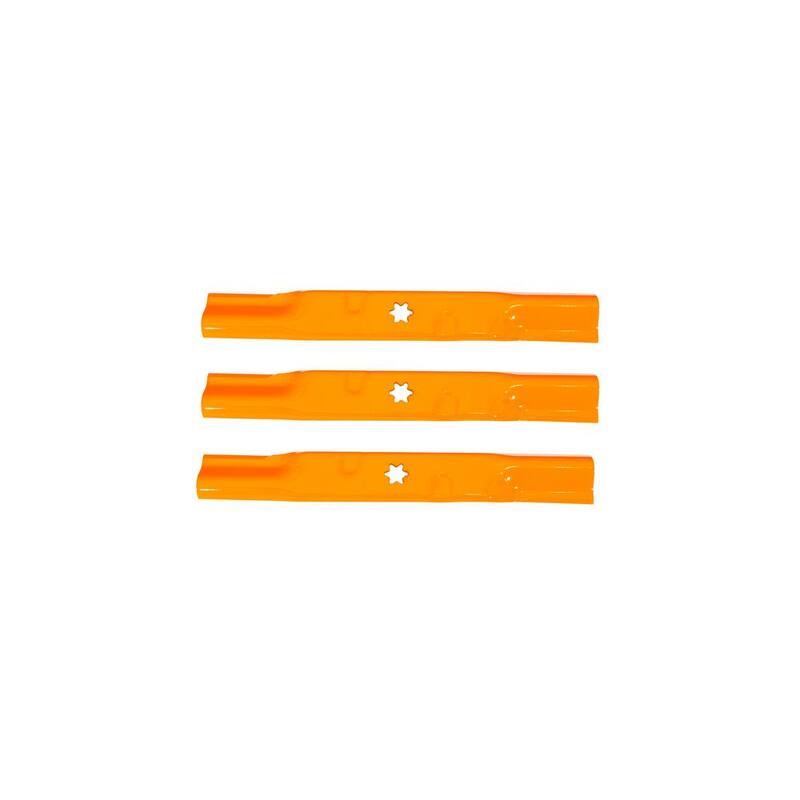 Cub Cadet Original Equipment Low Lift Sand Blade Set for Select 50 in. Riding Mowers with 6-Point Star OE# 942-05052, 742-05052 - 490-110-C182