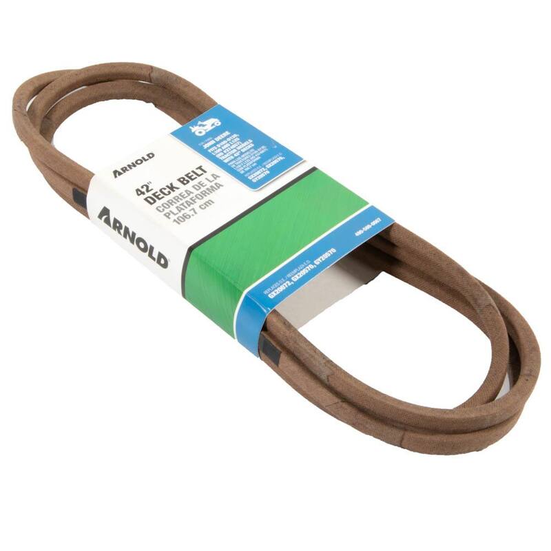 Arnold Replacement 42 in. Deck Belt for John Deere 100 Series Riding Lawn Mowers OE# GX20072, GX205750 and GX20570 - 490-500-0067