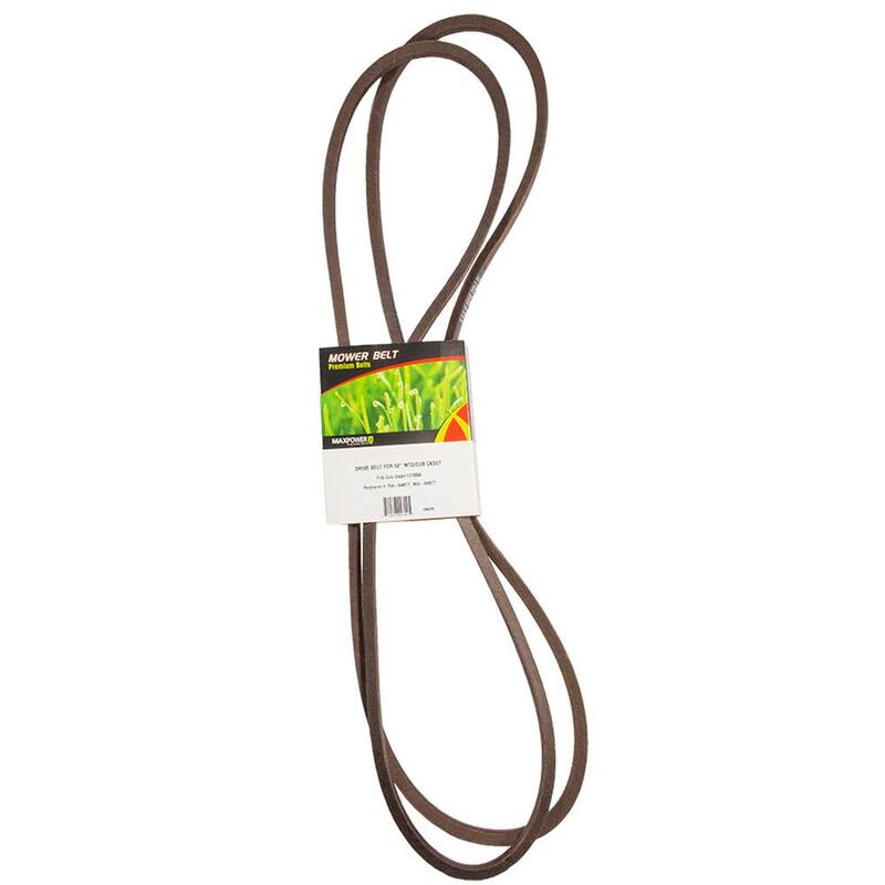 MaxPower Blade Drive Belt for MTD, Cub Cadet, Troy-Bilt Mowers Replaces OEM #'s 754-04077, 954-04077, 95404077A - 336320B