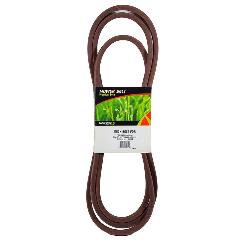MaxPower V-Belt for Craftsman, Husqvarna, Poulan Replaces OEM #'s 574845602 - 336328B