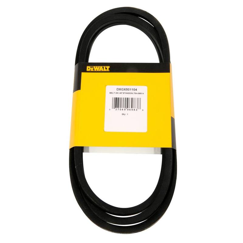 DEWALT Original Equipment Deck Drive Belt for Select 48 in. Commercial Stand On Lawn Mowers OE# 754-06514 - DXGX501104