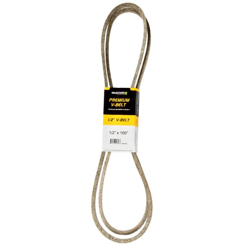 MaxPower 1/2 in. x 100 in. Premium V-Belt - 347543