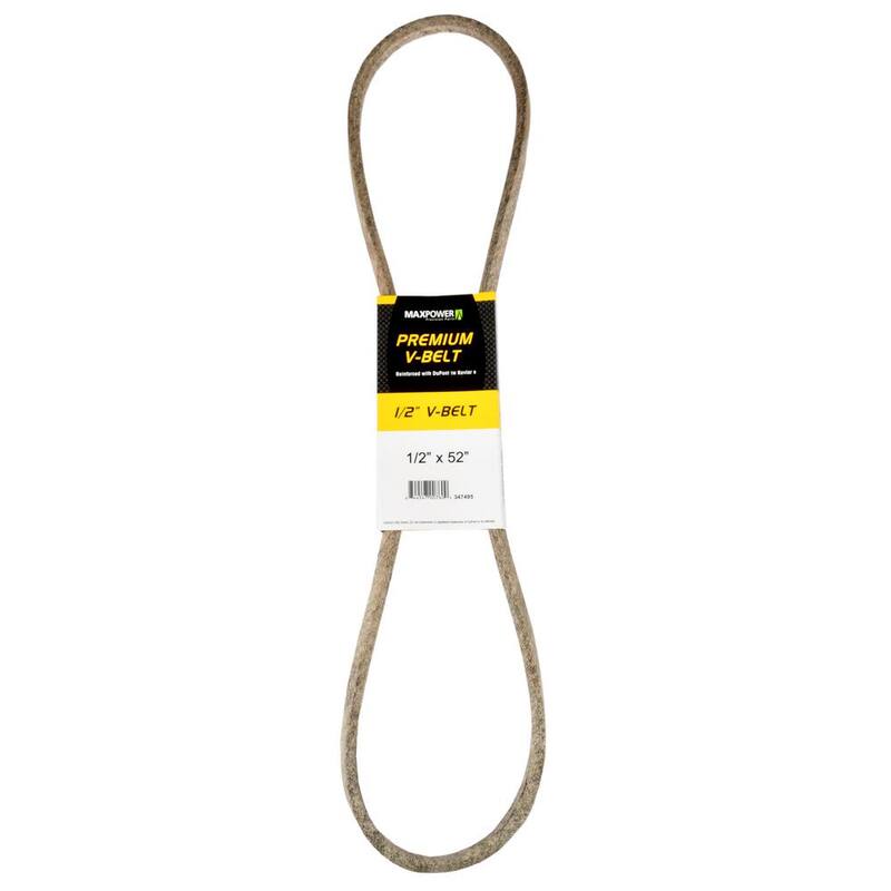 MaxPower 1/2 in. x 52 in. Premium V-Belt - 347495