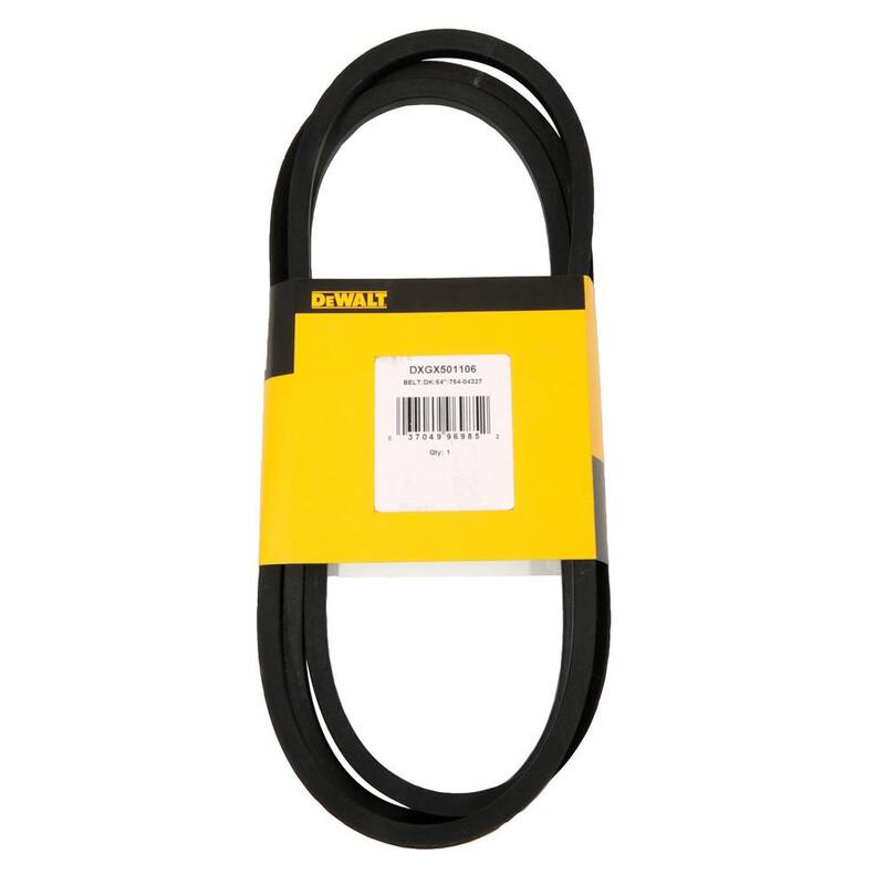 DEWALT Original Equipment Deck Drive Belt for Select 54 in. Commercial Stand On Lawn Mowers OE# 954-04327 - DXGX501106