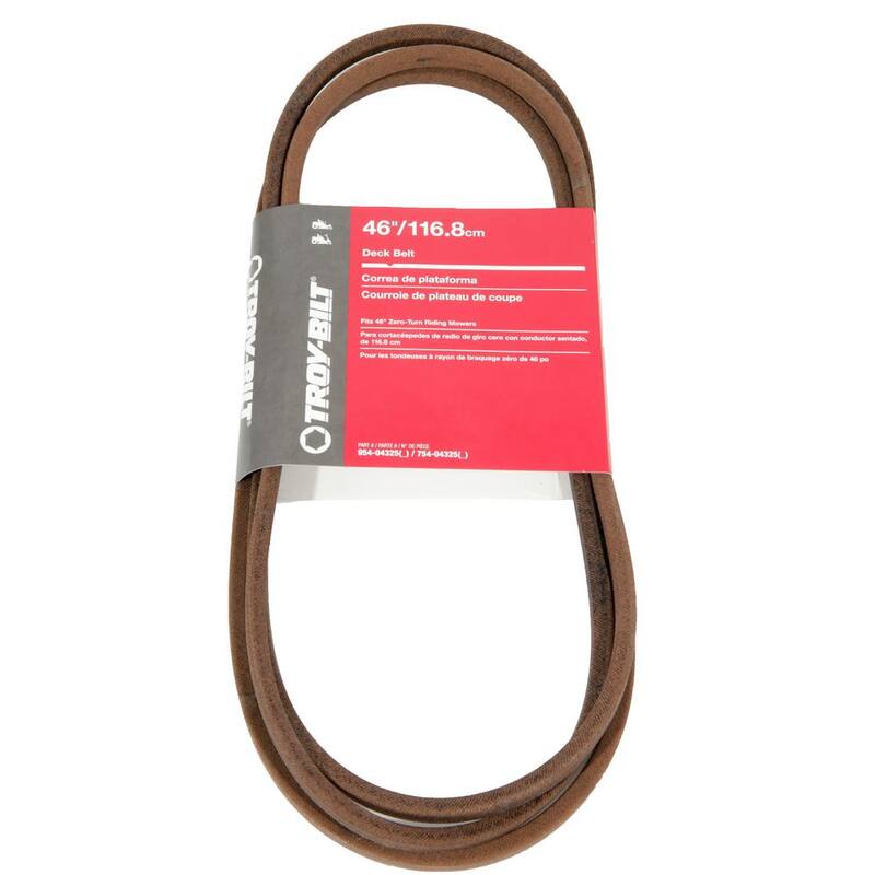 Troy-Bilt Original Equipment Deck Drive Belt for Select 46 in. Zero Turn Lawn Mowers OE# 954-04325, 754-04325 - 490-501-Y068