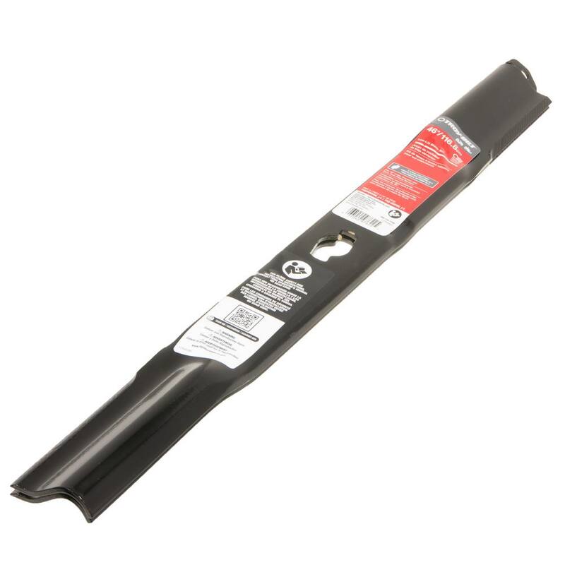 Troy-Bilt Original Equipment 46 in. Low Lift Sand Blade Set for Select Mowers with S-Shape Center OE# 742P05510-L, 742-05510-L - 490-110-Y199