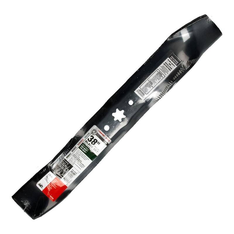 MTD Genuine Factory Parts Original Equipment High Lift Blade Set for Select 38 in. Riding Lawn Mowers with 6-Point Star OE# 942-0610, 742-0610 - 490-110-M078