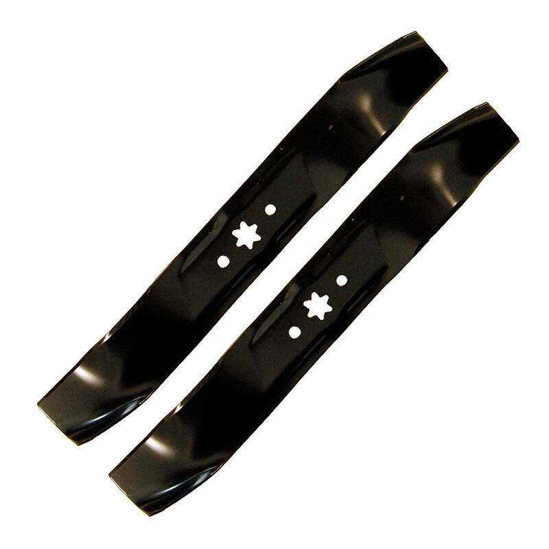MTD Genuine Factory Parts Original Equipment High Lift Blade Set for Select 38 in. Riding Lawn Mowers with 6-Point Star OE# 942-0610, 742-0610 - 490-110-M078