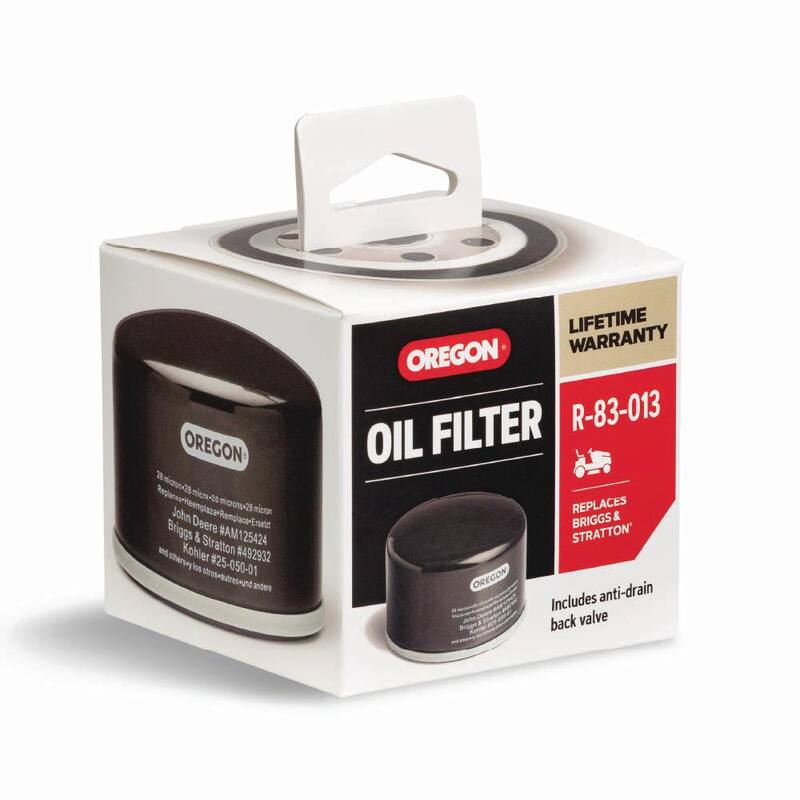 Oregon Oil Filter for Riding Mowers, Fits Briggs & Stratton Vanguard, Tecumseh, and Toro with Kawasaki engines (R-83-013) - R-83-013