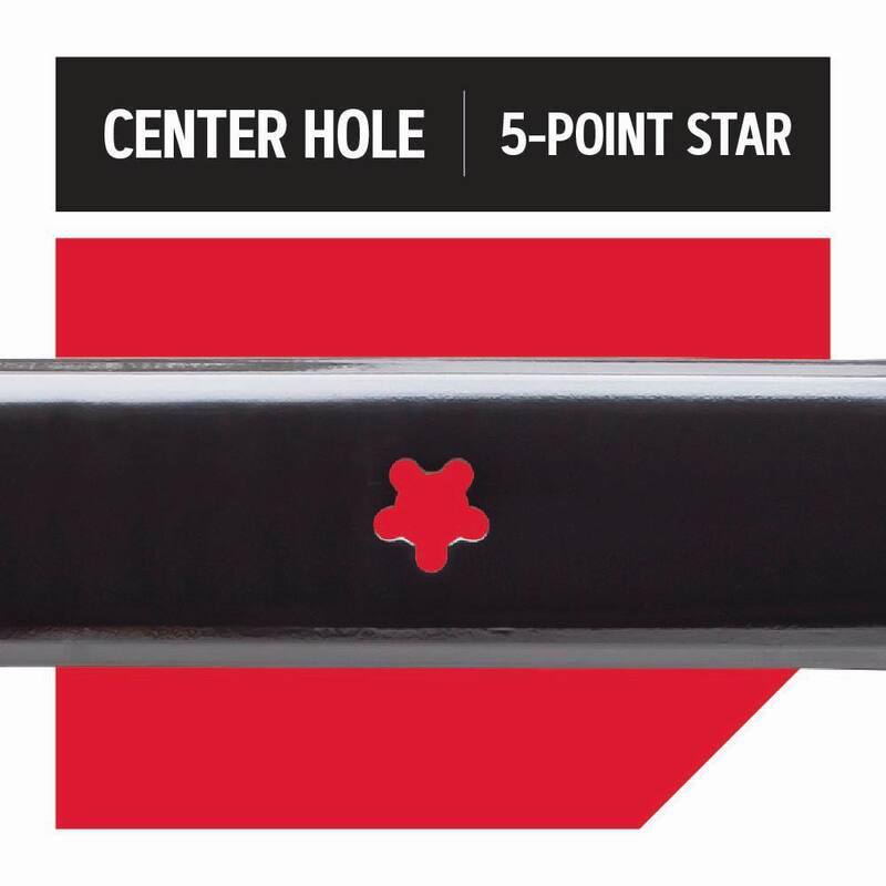 Oregon Riding Lawnmower Blades for 46 in. Deck, Fits Husqvarna and Poulan Riding Mowers, Set of 2 (46HQS1HL2X) - 46HQS1HL2X