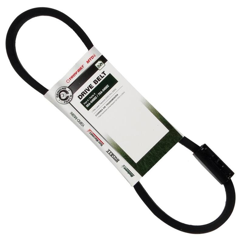 MTD Genuine Factory Parts Original Equipment Transmission Drive Belt for Select Front Engine Riding Lawn Mowers OE# 954-04002 - 490-501-M051