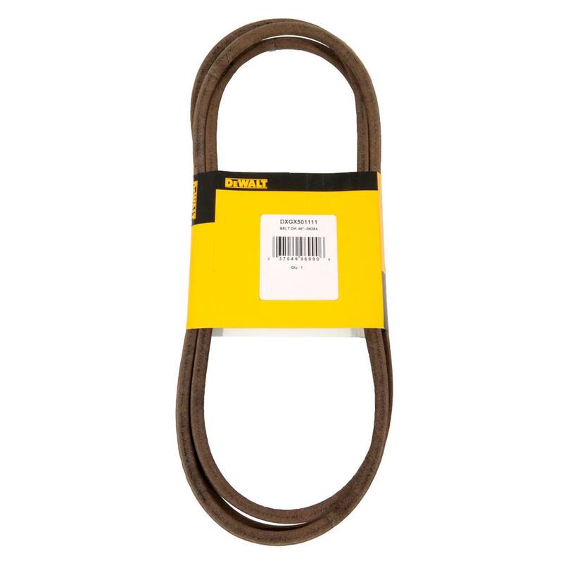 DEWALT Original Equipment Deck Drive Belt for Select 48 in. Commercial Zero Turn Lawn Mowers OE# 754P06354, 754-06354 - DXGX501111