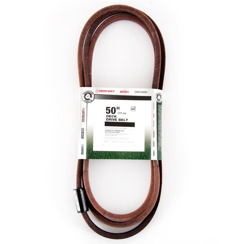 MTD Genuine Factory Parts Original Equipment Deck Drive Belt for Select 50 in. Front Engine Riding Lawn Mowers OE# 954-04077 - 490-501-M021