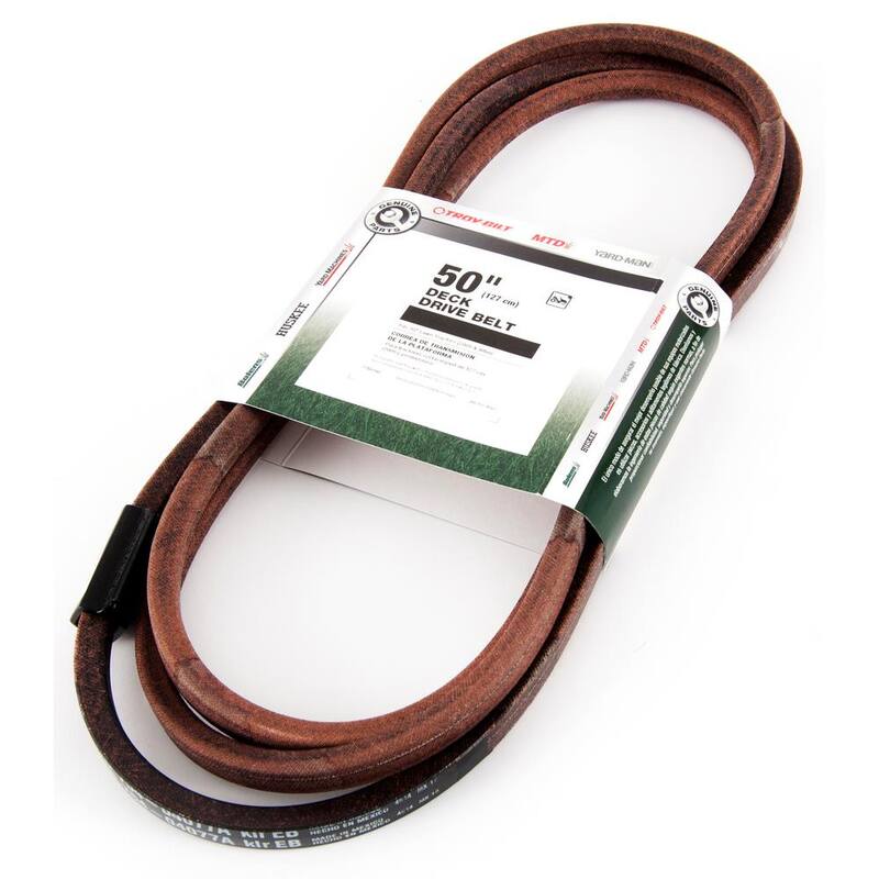 MTD Genuine Factory Parts Original Equipment Deck Drive Belt for Select 50 in. Front Engine Riding Lawn Mowers OE# 954-04077 - 490-501-M021