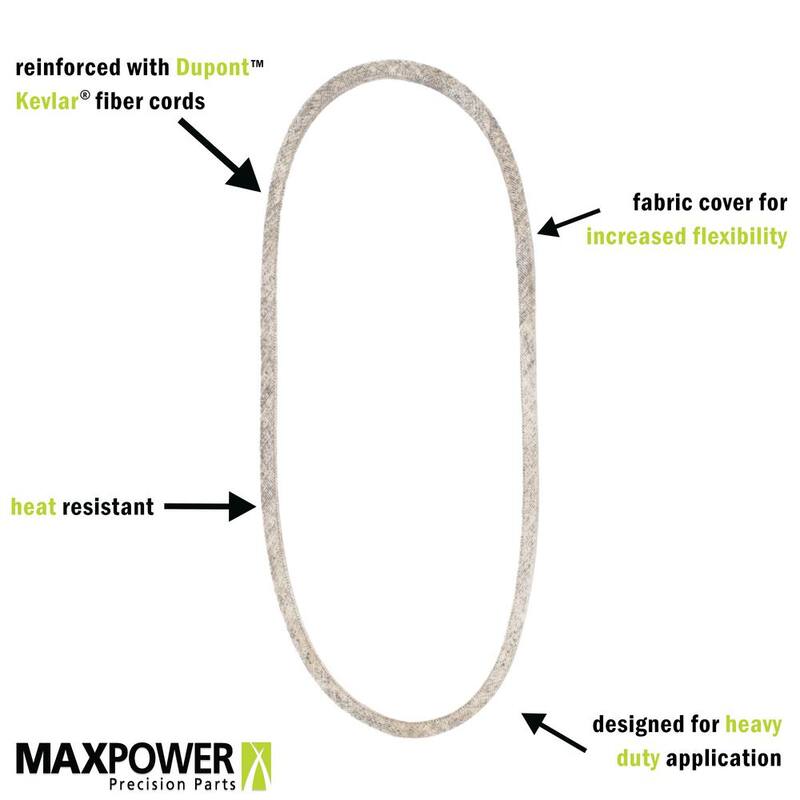 MaxPower 1/2 in. x 45 in. Premium V-Belt - 347488