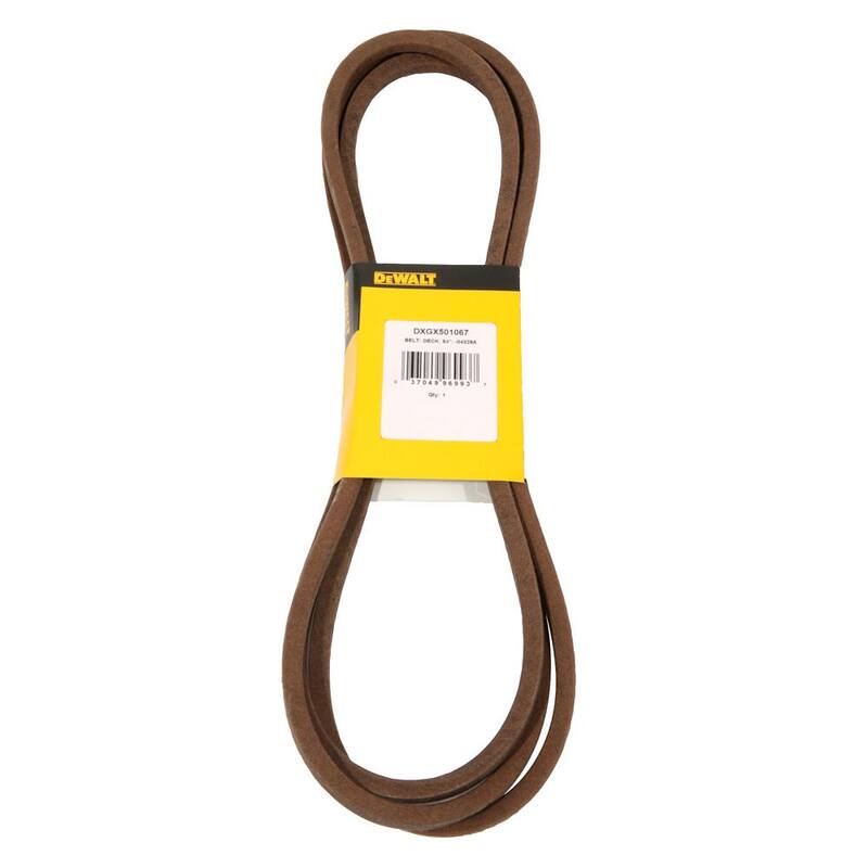 DEWALT Original Equipment Deck Drive Belt for Select 54 in. Commercial Zero Turn Lawn Mowers OE# 954-04329, 754-04329 - DXGX501067