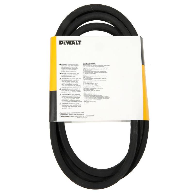 DEWALT Original Equipment PTO Drive Belt for Select 54 in. Commercial Stand On Lawn Mowers OE# 754-06074 - DXGX501107