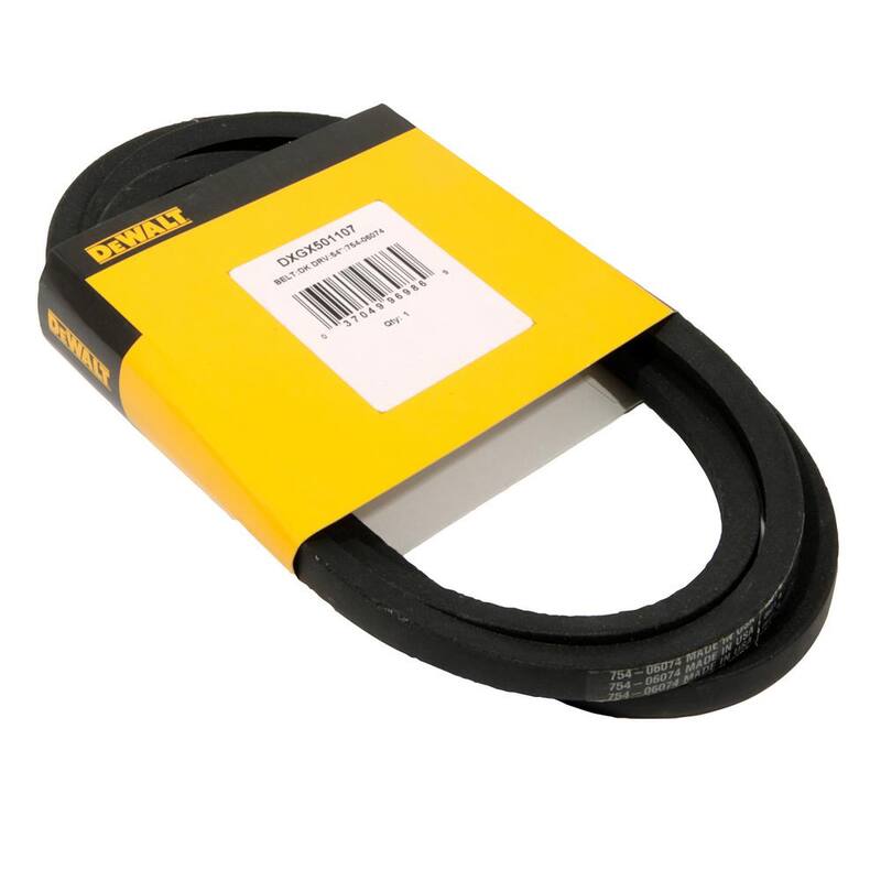 DEWALT Original Equipment PTO Drive Belt for Select 54 in. Commercial Stand On Lawn Mowers OE# 754-06074 - DXGX501107