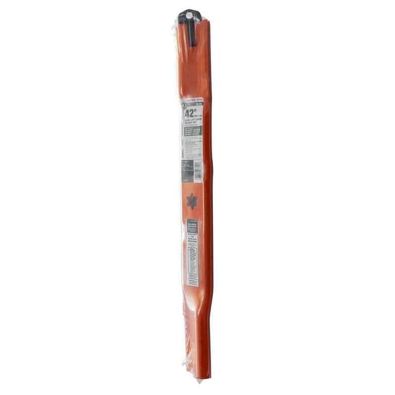 MTD Genuine Factory Parts Original Equipment Low Lift Sand Blade Set for Select 42 in. Mowers with 6-Point Star OE# 942-04308, 942-04312, 942-0616 - 490-110-M180