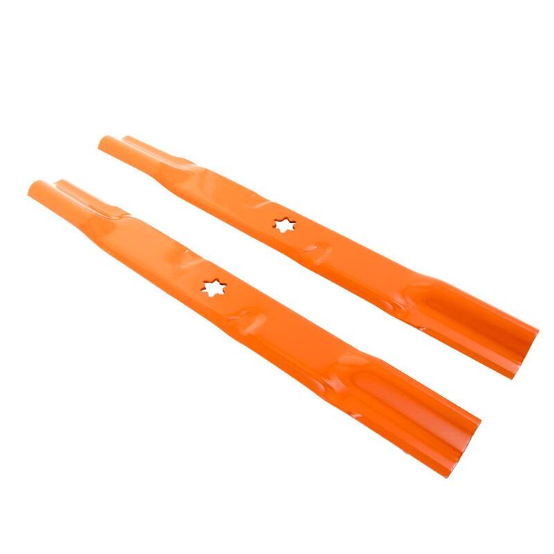 MTD Genuine Factory Parts Original Equipment Low Lift Sand Blade Set for Select 42 in. Mowers with 6-Point Star OE# 942-04308, 942-04312, 942-0616 - 490-110-M180
