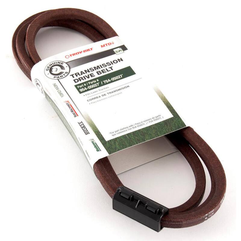 MTD Genuine Factory Parts Original Equipment Transmission Drive Belt for Select Front Engine Riding Lawn Mowers OE# 954-05027,754-05027 - 490-501-M061