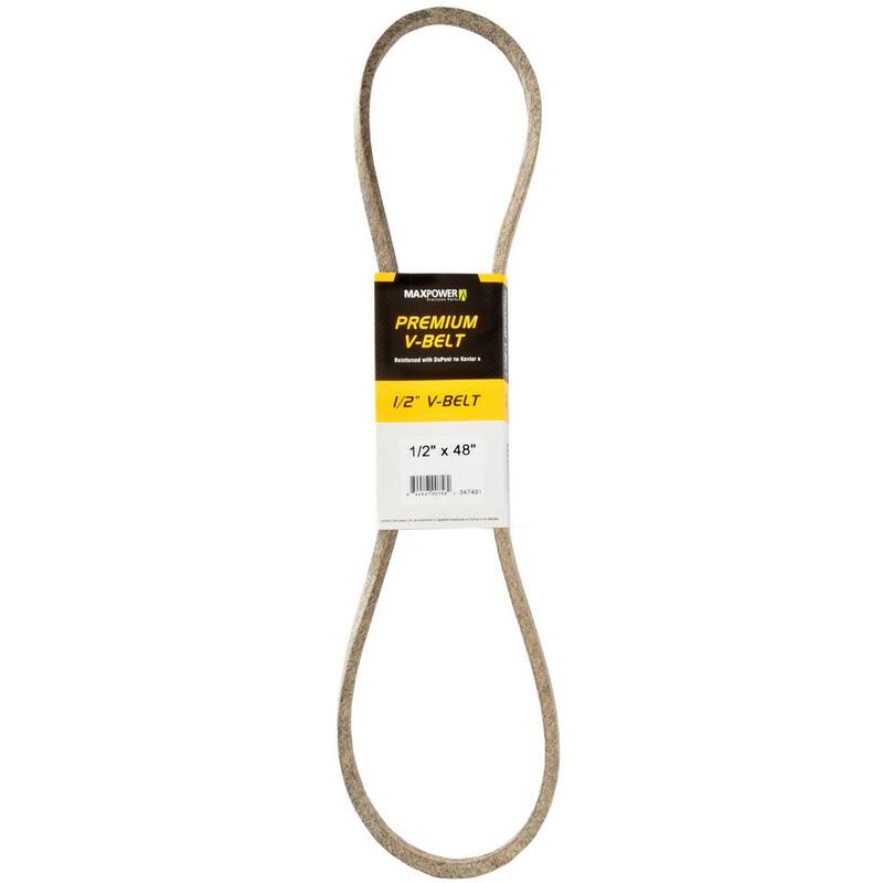 MaxPower 1/2 in. x 48 in. Premium V-Belt - 347491